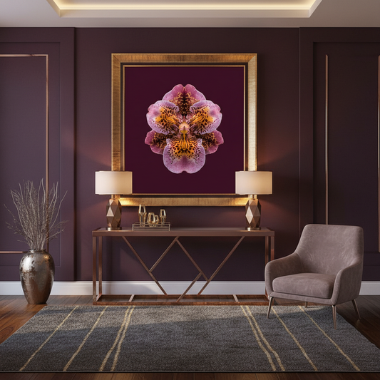 Modern Orchid large Wall Art Print Living room