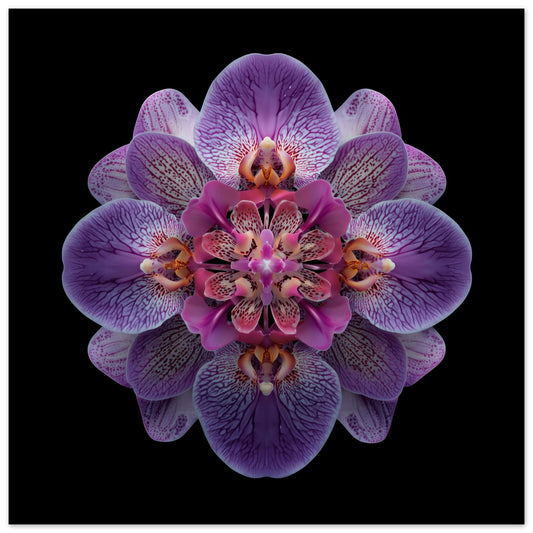 Art Work Print 20 Vibrant Purple Orchid clos up